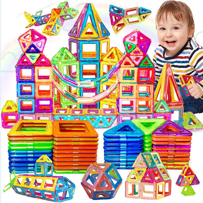 Magnetic Building Blocks DIY (Do it yourself) Magnet Toys For Kids Designer Construction Set Gifts For Children