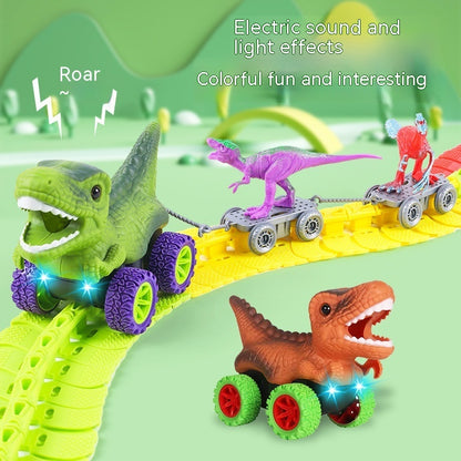 Children's Roller Coaster Dinosaur Track