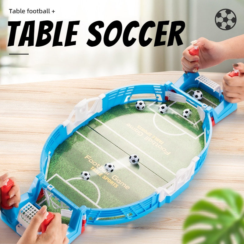 Mini Football Board Match Game Kit Tabletop Soccer Toys For Kids Indoor Fun (Portable)