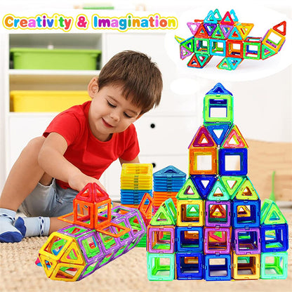 Magnetic Building Blocks DIY (Do it yourself) Magnet Toys For Kids Designer Construction Set Gifts For Children